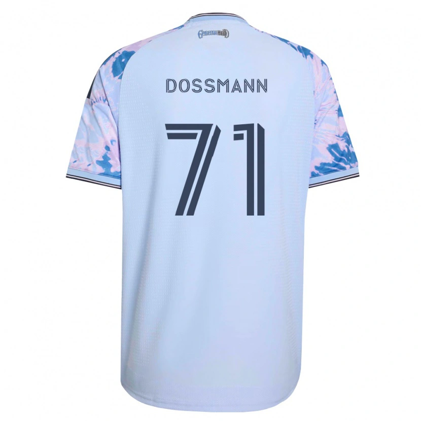 Danxen Män Niklas Dossmann #71 Kungligt Blå Vit Svart Bortatröja Matchtröjor 2026/27 Tröjor T-Tröja