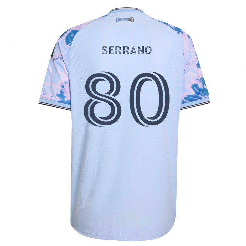 Danxen Män David Serrano #80 Kungligt Blå Vit Svart Bortatröja Matchtröjor 2026/27 Tröjor T-Tröja