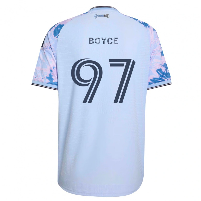 Danxen Män Warren Boyce #97 Kungligt Blå Vit Svart Bortatröja Matchtröjor 2026/27 Tröjor T-Tröja