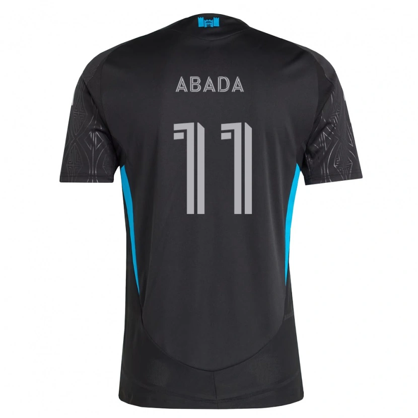 Danxen Män Liel Abada #11 Svart Vit Himmelsblå Bortatröja Matchtröjor 2026/27 Tröjor T-Tröja