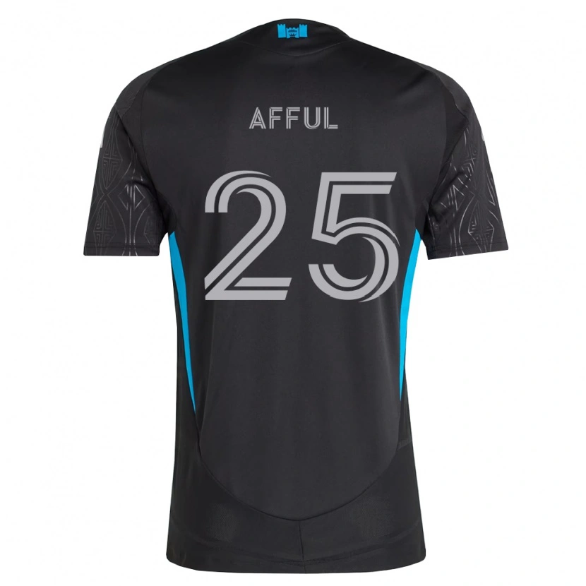 Danxen Män Harrison Afful #25 Svart Vit Himmelsblå Bortatröja Matchtröjor 2026/27 Tröjor T-Tröja