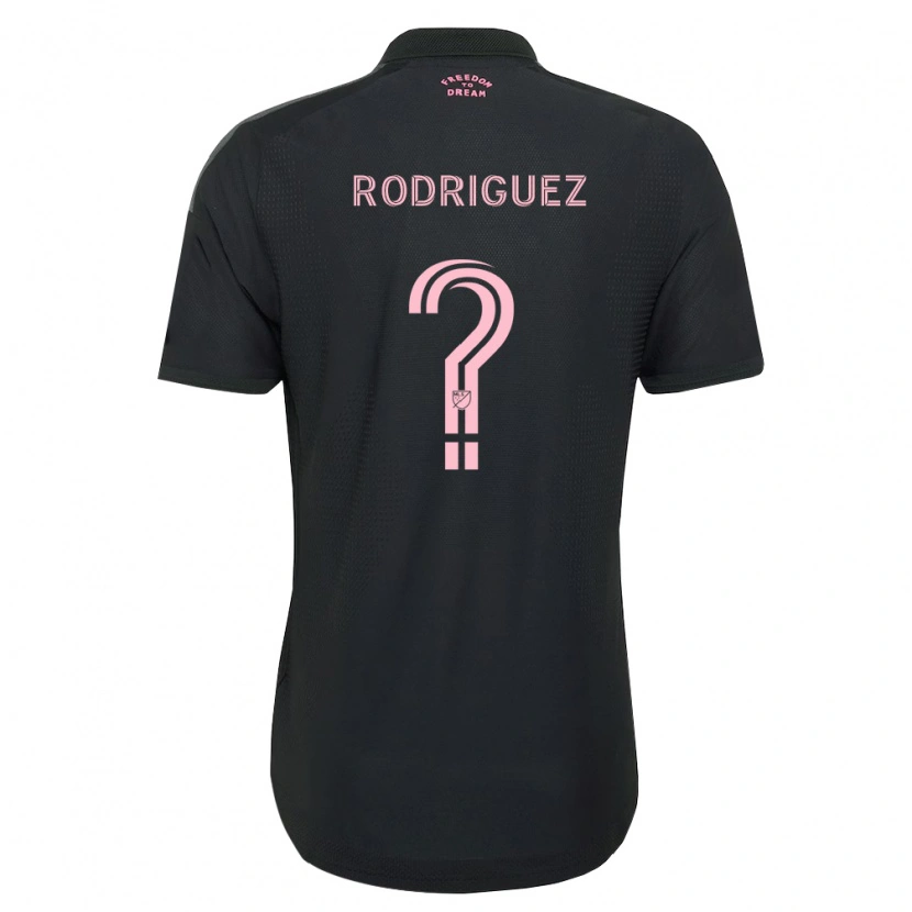 Danxen Män Emerson Rodríguez #0 Rosa Svart Vit Bortatröja Matchtröjor 2026/27 Tröjor T-Tröja