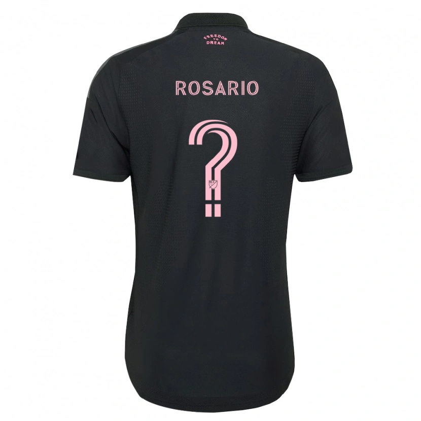 Danxen Män Adrian Rosario #0 Rosa Svart Vit Bortatröja Matchtröjor 2026/27 Tröjor T-Tröja