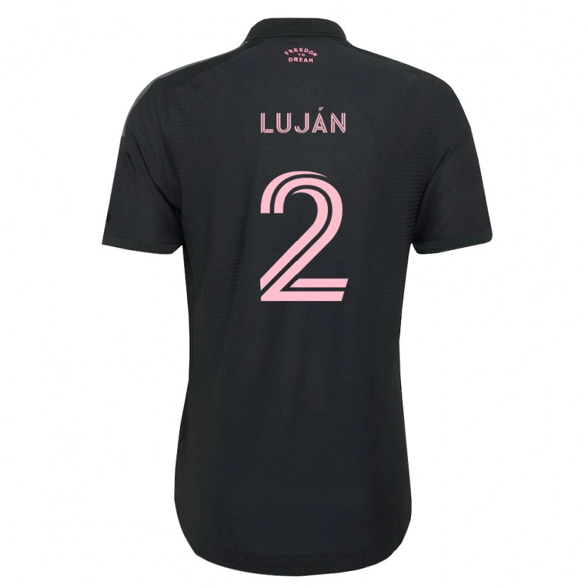 Danxen Män Gonzalo Luján #2 Rosa Svart Vit Bortatröja Matchtröjor 2026/27 Tröjor T-Tröja