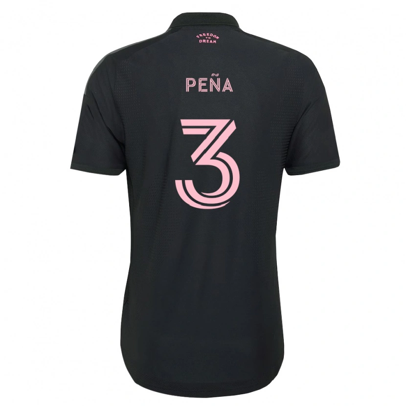 Danxen Män Luciano Pena #3 Rosa Svart Vit Bortatröja Matchtröjor 2026/27 Tröjor T-Tröja