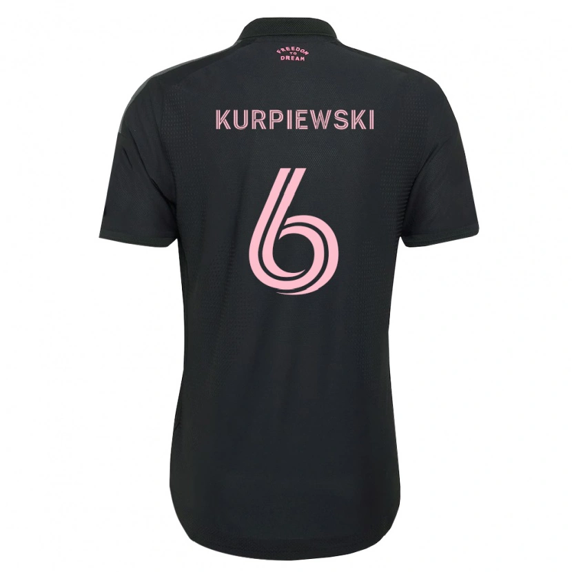Danxen Män Ethan Kurpiewski #6 Rosa Svart Vit Bortatröja Matchtröjor 2026/27 Tröjor T-Tröja