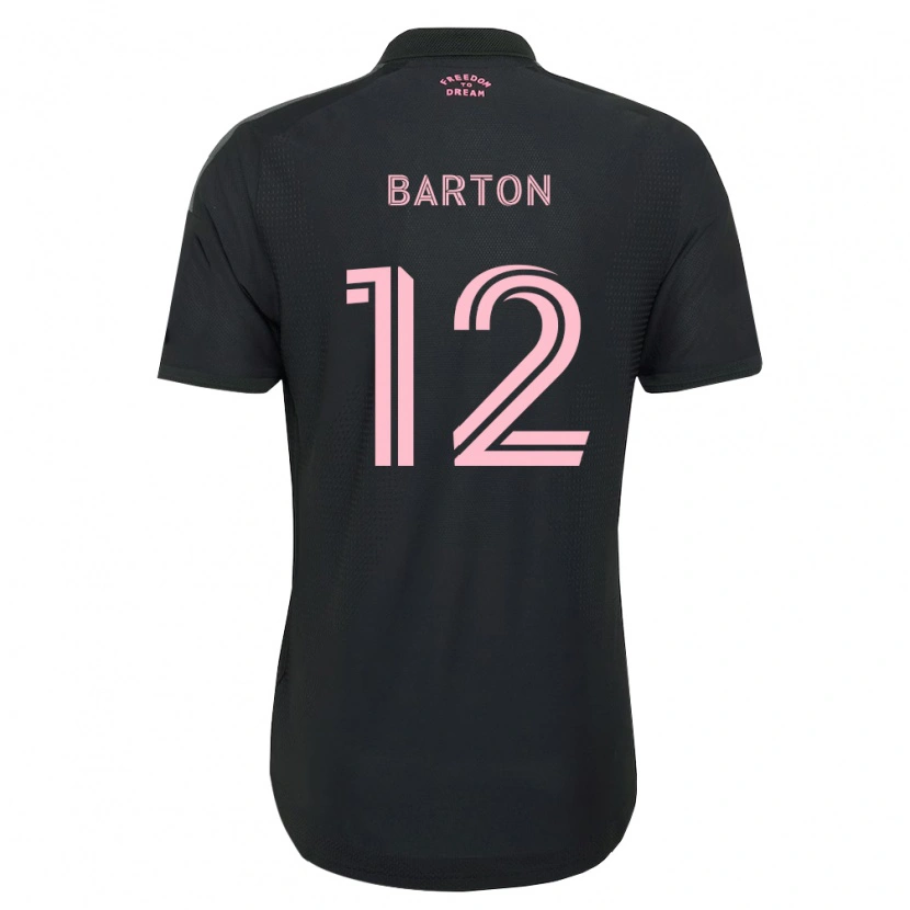 Danxen Män Tye Barton #12 Rosa Svart Vit Bortatröja Matchtröjor 2026/27 Tröjor T-Tröja
