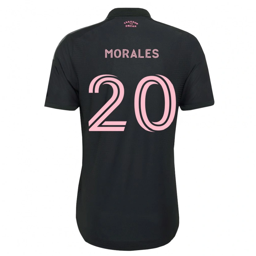 Danxen Män Santi Morales #20 Rosa Svart Vit Bortatröja Matchtröjor 2026/27 Tröjor T-Tröja