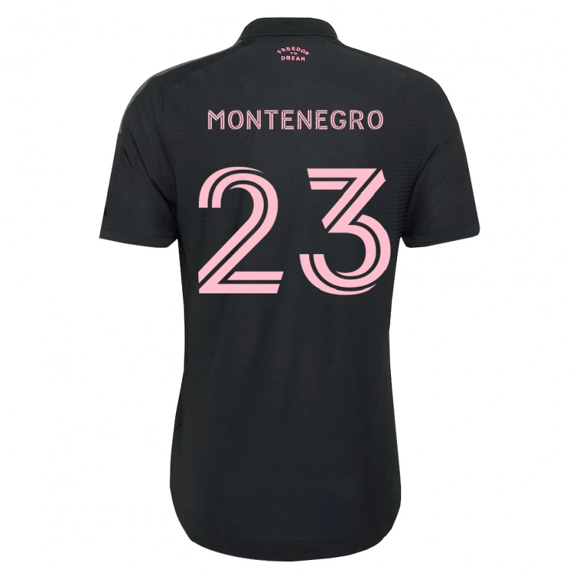 Danxen Män Ricardo Montenegro #23 Rosa Svart Vit Bortatröja Matchtröjor 2026/27 Tröjor T-Tröja