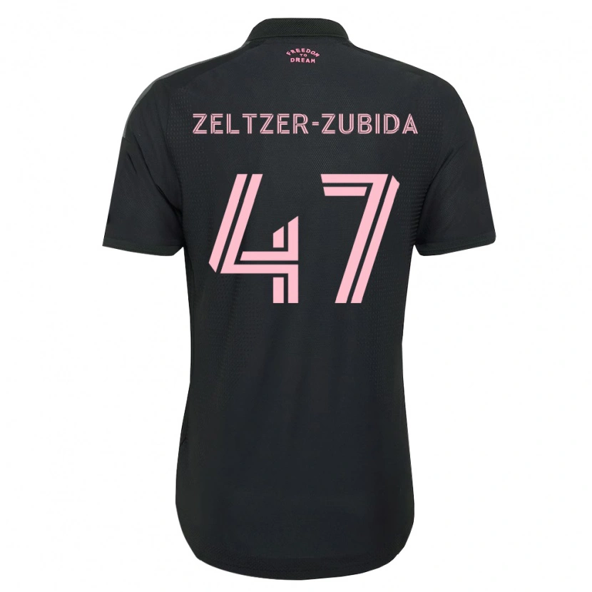 Danxen Män Idoh Zeltzer-Zubida #47 Rosa Svart Vit Bortatröja Matchtröjor 2026/27 Tröjor T-Tröja