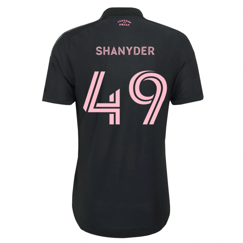 Danxen Män Shanyder Borgelin #49 Rosa Svart Vit Bortatröja Matchtröjor 2026/27 Tröjor T-Tröja