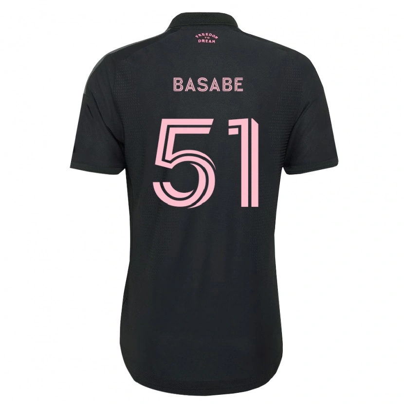Danxen Män Samuel Basabe #51 Rosa Svart Vit Bortatröja Matchtröjor 2026/27 Tröjor T-Tröja