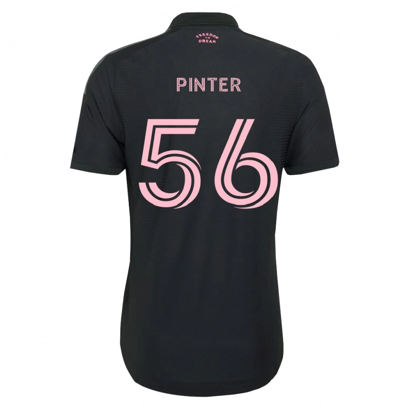 Danxen Män Dániel Pintér #56 Rosa Svart Vit Bortatröja Matchtröjor 2026/27 Tröjor T-Tröja