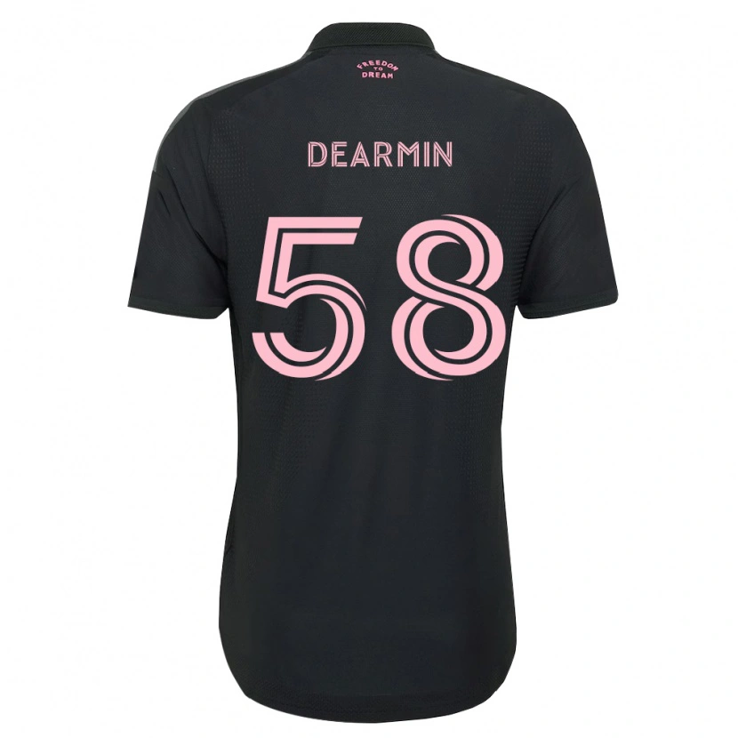 Danxen Män Nash Dearmin #58 Rosa Svart Vit Bortatröja Matchtröjor 2026/27 Tröjor T-Tröja