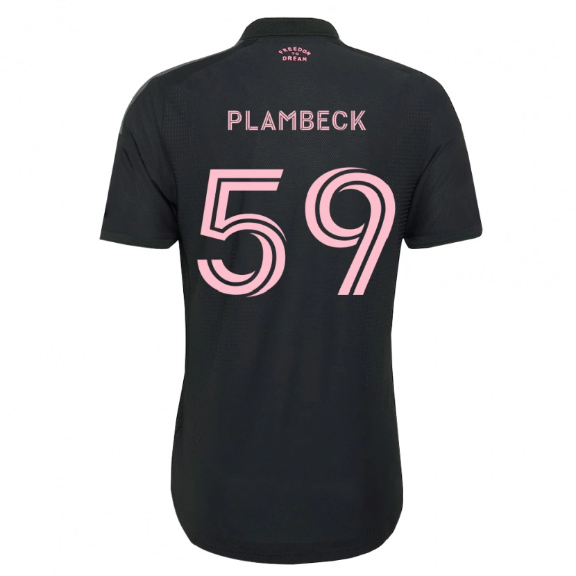 Danxen Män Preston Plambeck #59 Rosa Svart Vit Bortatröja Matchtröjor 2026/27 Tröjor T-Tröja