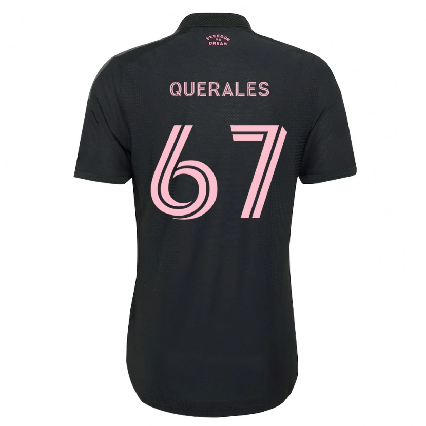 Danxen Män Arturo Querales #67 Rosa Svart Vit Bortatröja Matchtröjor 2026/27 Tröjor T-Tröja