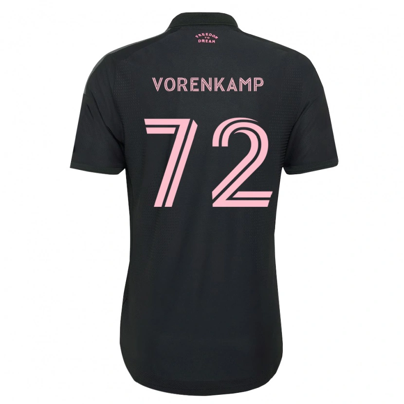 Danxen Män Theo Vorenkamp #72 Rosa Svart Vit Bortatröja Matchtröjor 2026/27 Tröjor T-Tröja