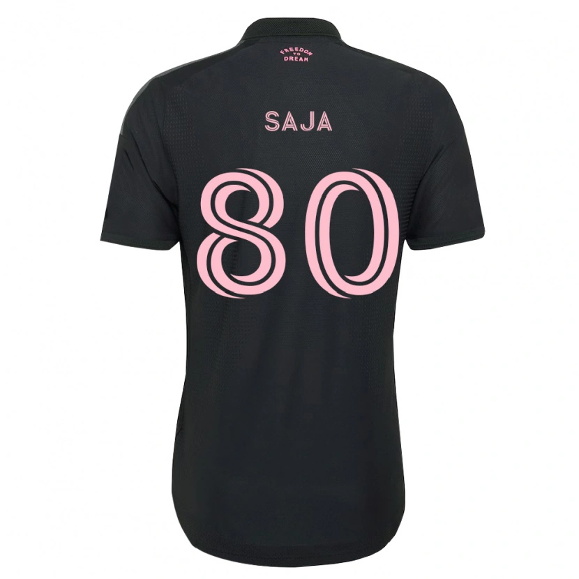 Danxen Män Mateo Saja #80 Rosa Svart Vit Bortatröja Matchtröjor 2026/27 Tröjor T-Tröja