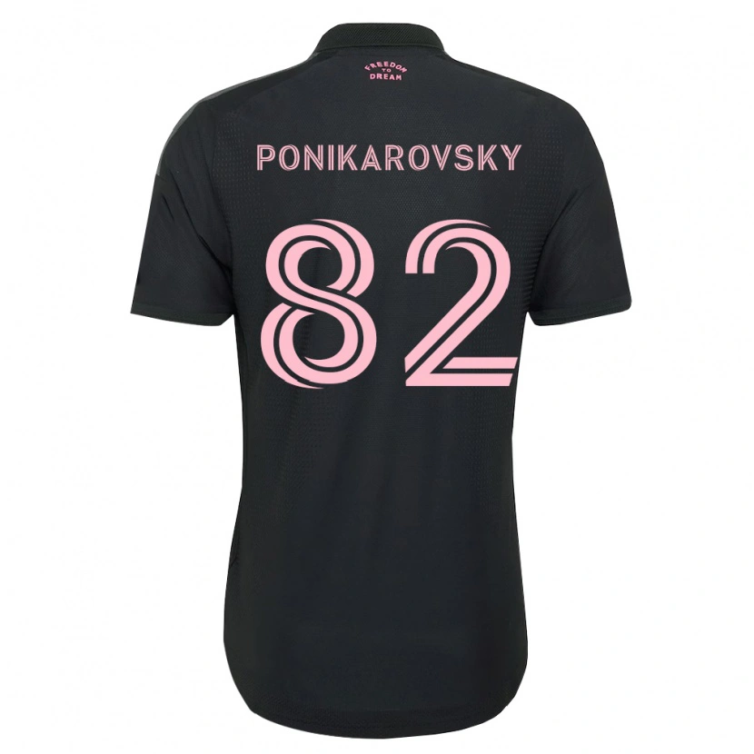 Danxen Män Max Ponikarovsky #82 Rosa Svart Vit Bortatröja Matchtröjor 2026/27 Tröjor T-Tröja