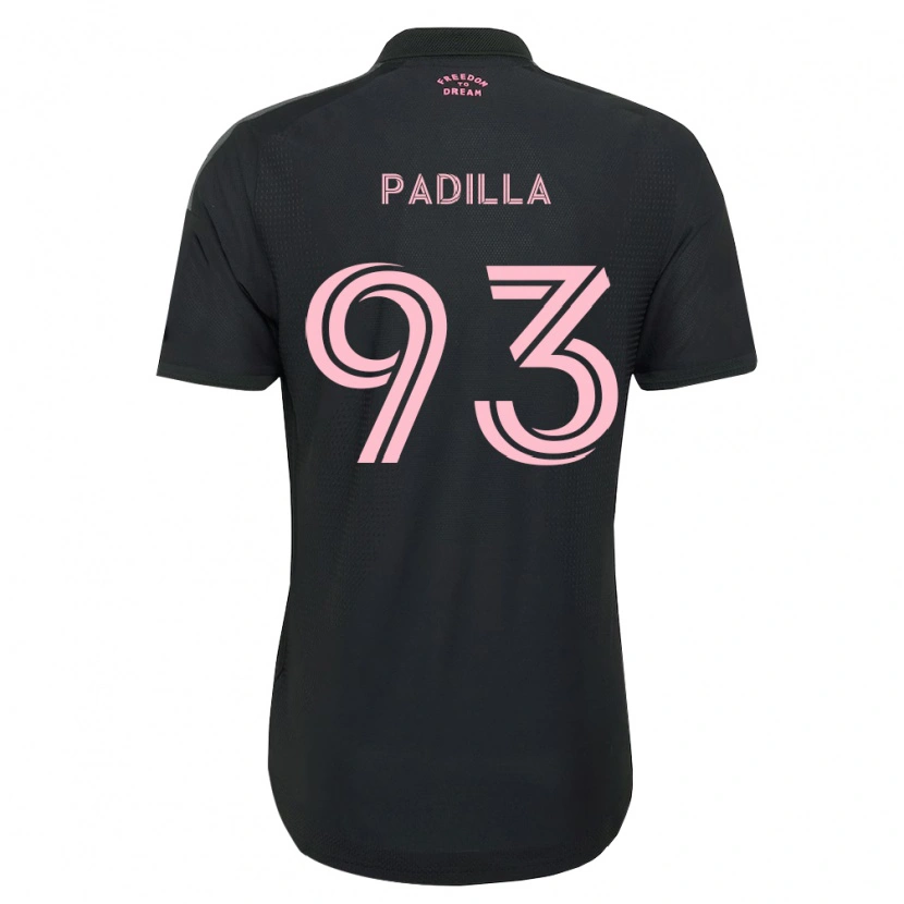 Danxen Män Leandro Padilla #93 Rosa Svart Vit Bortatröja Matchtröjor 2026/27 Tröjor T-Tröja