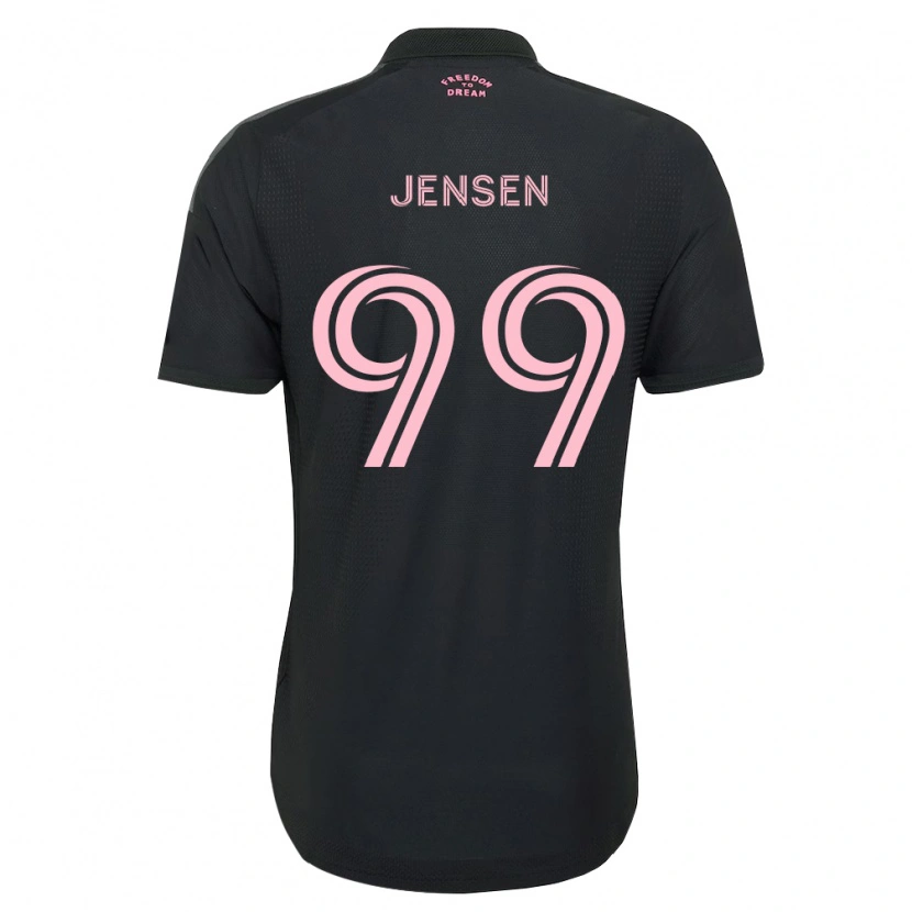 Danxen Män Cole Jensen #99 Rosa Svart Vit Bortatröja Matchtröjor 2026/27 Tröjor T-Tröja