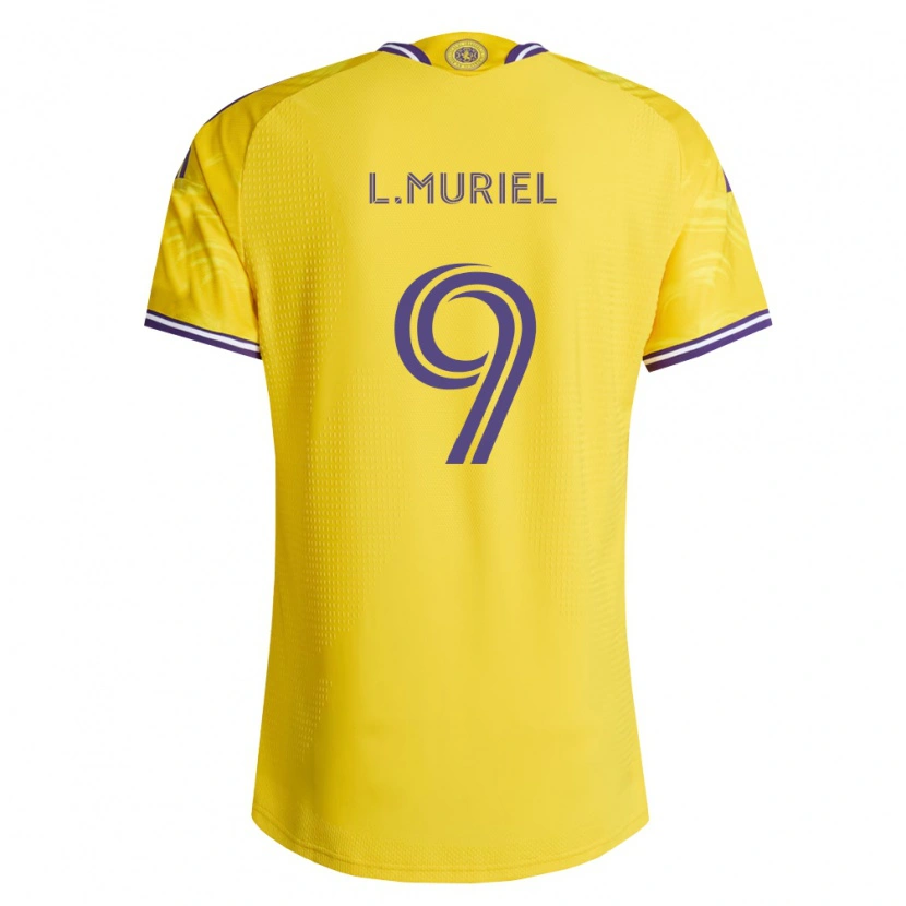 Danxen Män Luis Muriel #9 Gul Lila Bortatröja Matchtröjor 2026/27 Tröjor T-Tröja