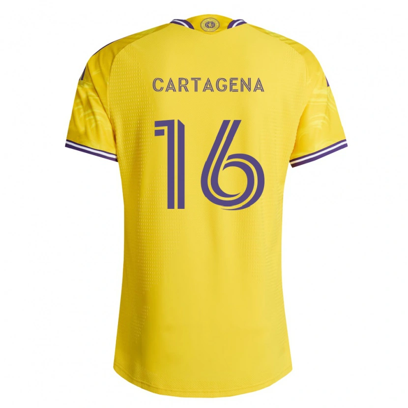Danxen Män Wilder Cartagena #16 Gul Lila Bortatröja Matchtröjor 2026/27 Tröjor T-Tröja