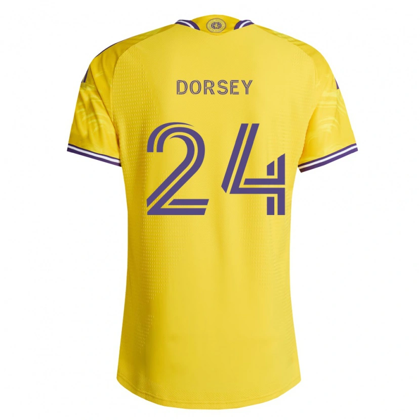 Danxen Män Griffin Dorsey #24 Gul Lila Bortatröja Matchtröjor 2026/27 Tröjor T-Tröja