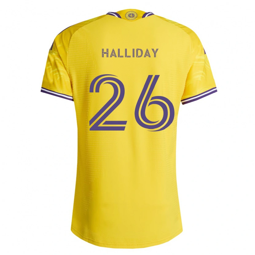 Danxen Män Michael Halliday #26 Gul Lila Bortatröja Matchtröjor 2026/27 Tröjor T-Tröja
