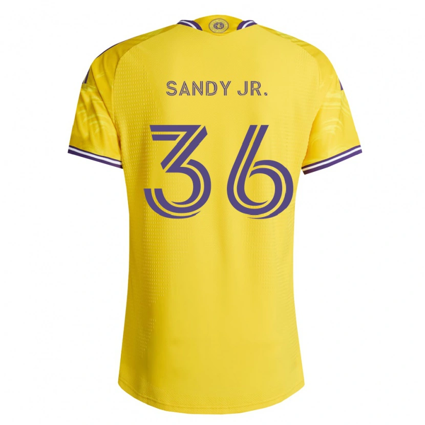 Danxen Män Titus Sandy Jr. #36 Gul Lila Bortatröja Matchtröjor 2026/27 Tröjor T-Tröja