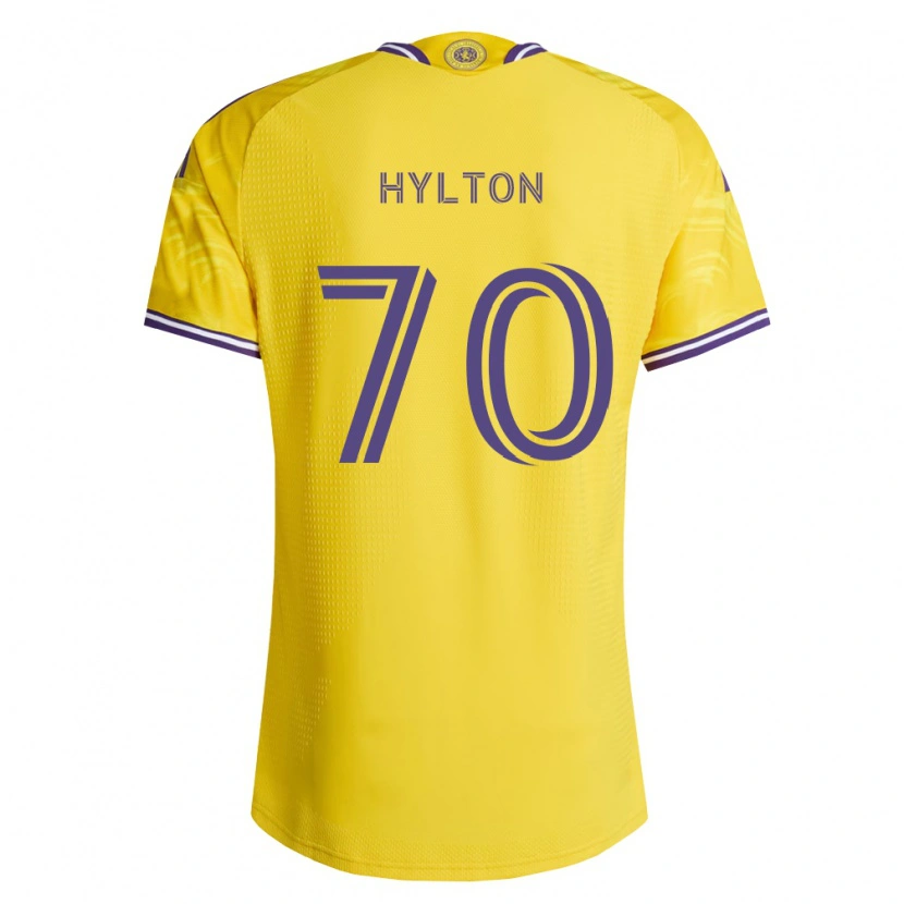 Danxen Män Justin Hylton #70 Gul Lila Bortatröja Matchtröjor 2026/27 Tröjor T-Tröja