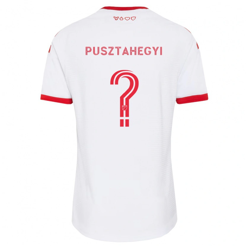 Danxen Män Tristan Pusztahegyi #0 Vit Röd Svart Bortatröja Matchtröjor 2026/27 Tröjor T-Tröja