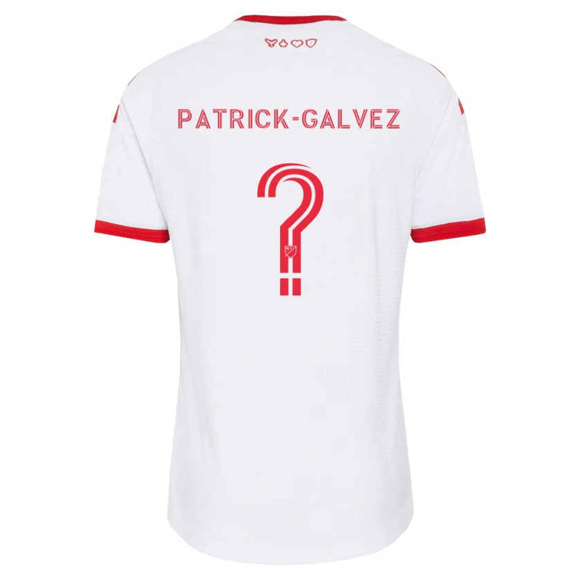 Danxen Män Pablo Patrick-Galvez #0 Vit Röd Svart Bortatröja Matchtröjor 2026/27 Tröjor T-Tröja