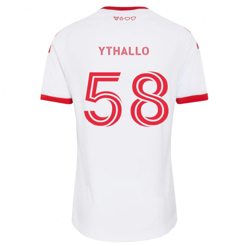 Danxen Män Ythallo #58 Vit Röd Svart Bortatröja Matchtröjor 2026/27 Tröjor T-Tröja