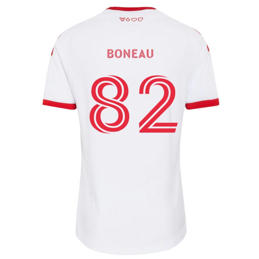 Danxen Män Bryce Boneau #82 Vit Röd Svart Bortatröja Matchtröjor 2026/27 Tröjor T-Tröja