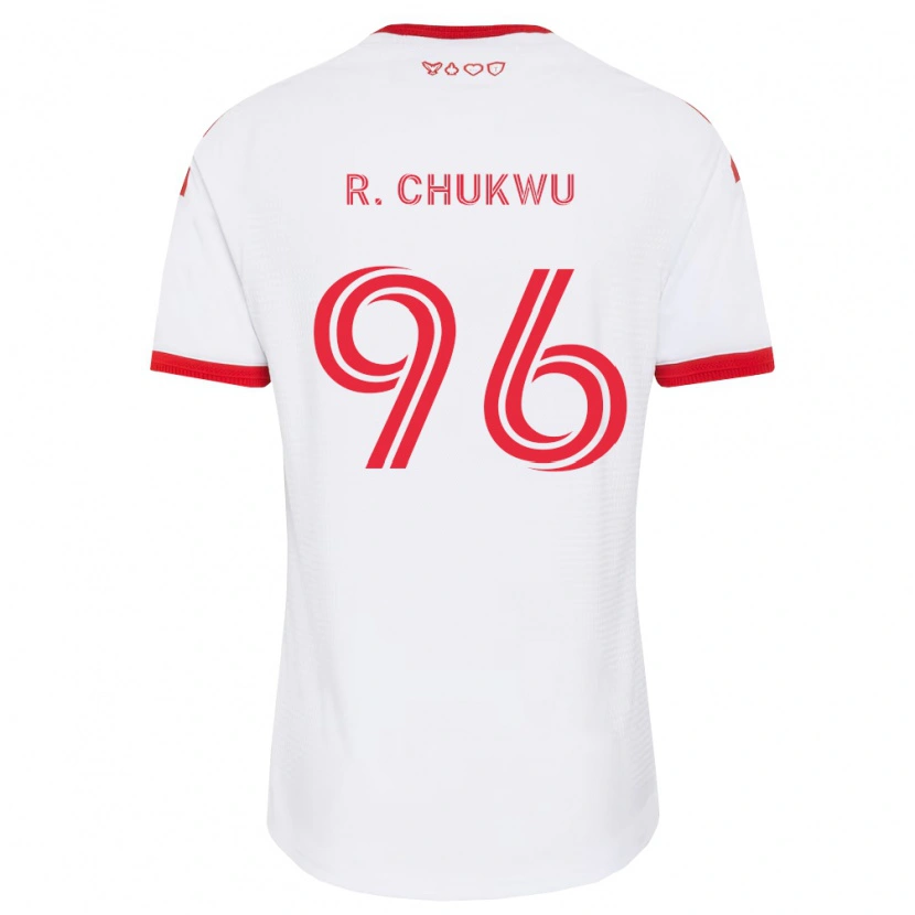 Danxen Män Richard Chukwu #96 Vit Röd Svart Bortatröja Matchtröjor 2026/27 Tröjor T-Tröja