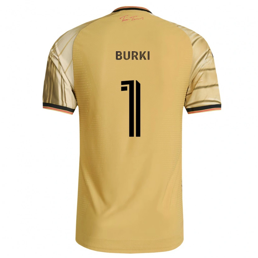 Danxen Män Roman Bürki #1 Brun Gul Svart Bortatröja Matchtröjor 2026/27 Tröjor T-Tröja