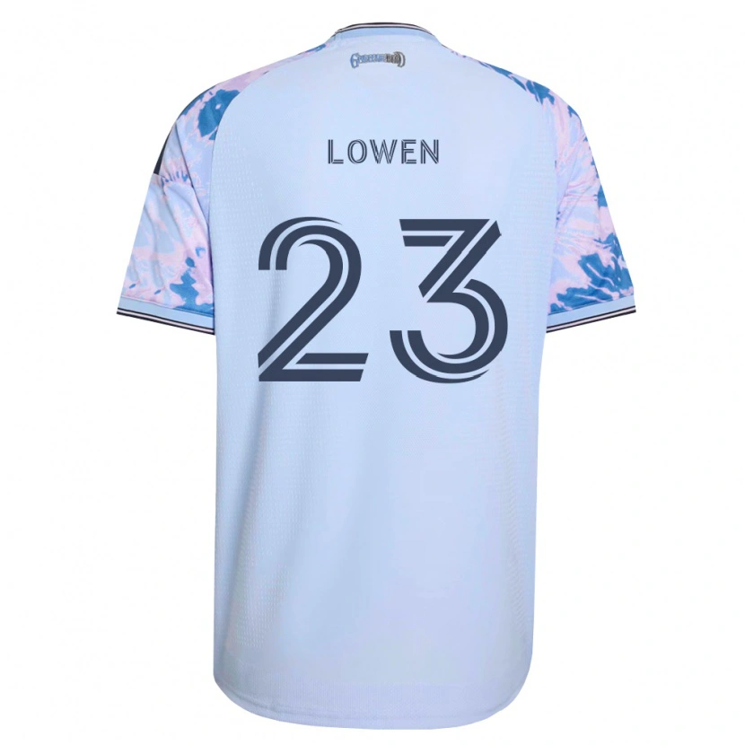 Danxen Män Eduard Löwen #23 Kungligt Blå Vit Svart Bortatröja Matchtröjor 2026/27 Tröjor T-Tröja
