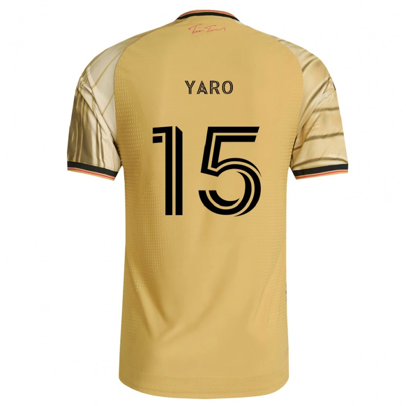 Danxen Män Joshua Yaro #15 Brun Gul Svart Bortatröja Matchtröjor 2026/27 Tröjor T-Tröja
