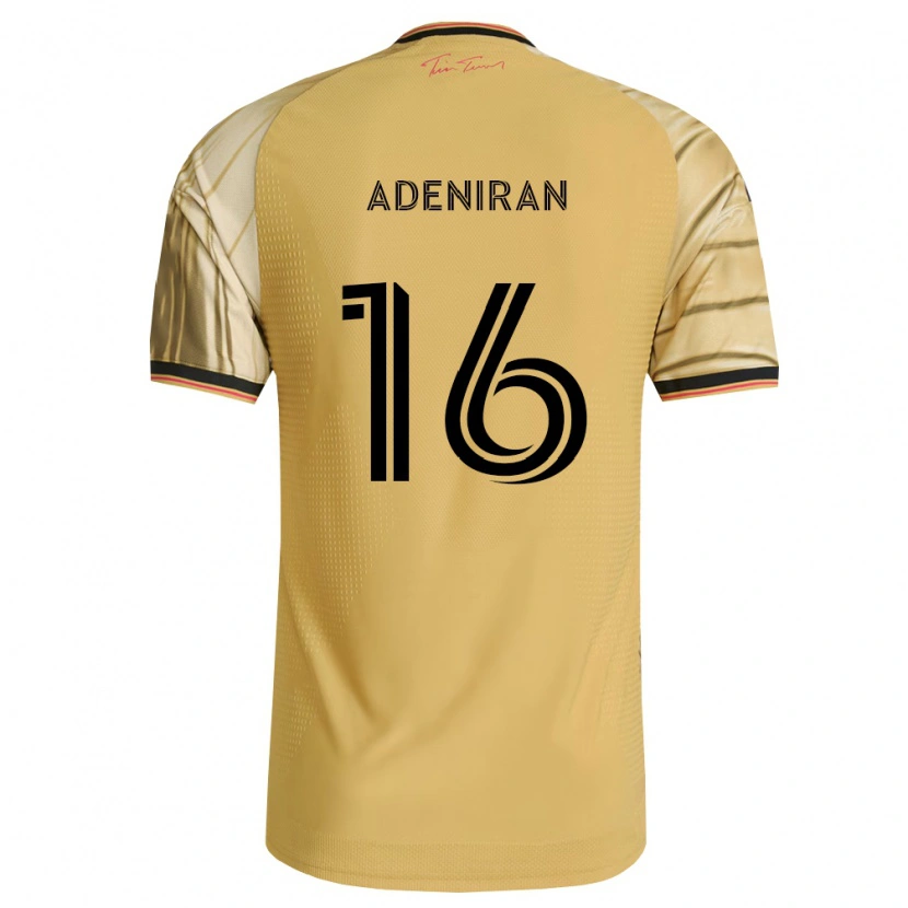 Danxen Män Samuel Adeniran #16 Brun Gul Svart Bortatröja Matchtröjor 2026/27 Tröjor T-Tröja