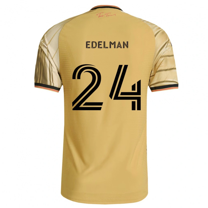 Danxen Män Daniel Edelman #24 Brun Gul Svart Bortatröja Matchtröjor 2026/27 Tröjor T-Tröja