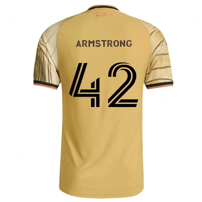 Danxen Män Ezra Armstrong #42 Brun Gul Svart Bortatröja Matchtröjor 2026/27 Tröjor T-Tröja