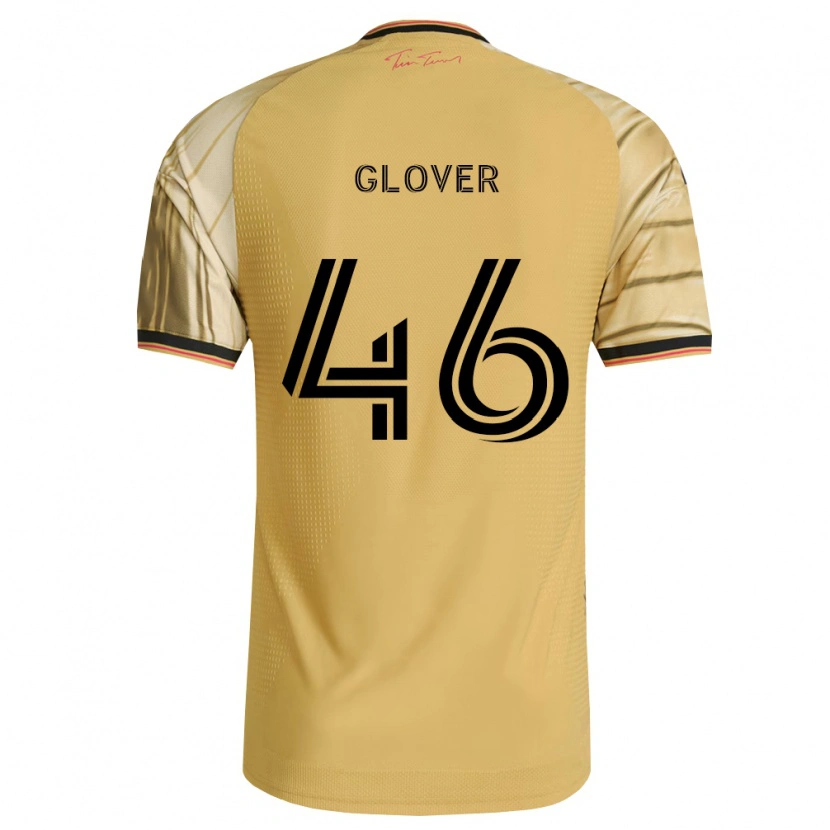Danxen Män Caden Glover #46 Brun Gul Svart Bortatröja Matchtröjor 2026/27 Tröjor T-Tröja