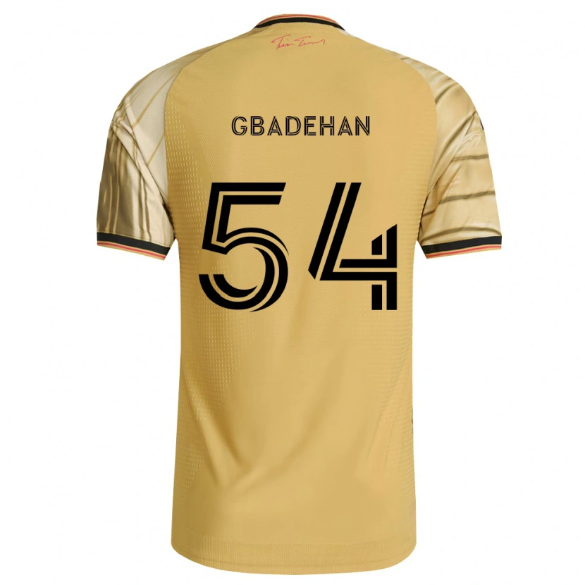 Danxen Män Adeteye Gbadehan #54 Brun Gul Svart Bortatröja Matchtröjor 2026/27 Tröjor T-Tröja