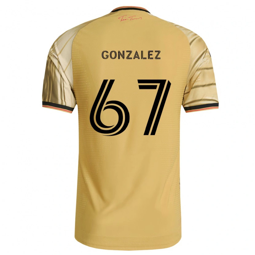 Danxen Män Cruz Gonzalez #67 Brun Gul Svart Bortatröja Matchtröjor 2026/27 Tröjor T-Tröja