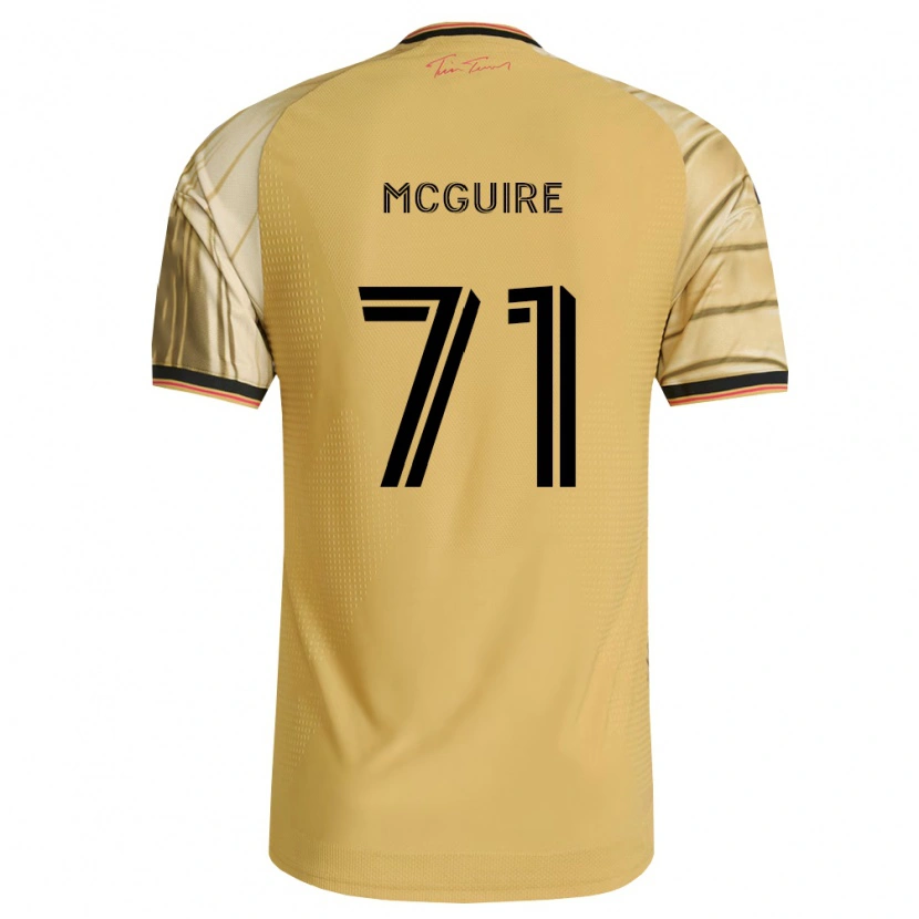 Danxen Män Nolan Mcguire #71 Brun Gul Svart Bortatröja Matchtröjor 2026/27 Tröjor T-Tröja