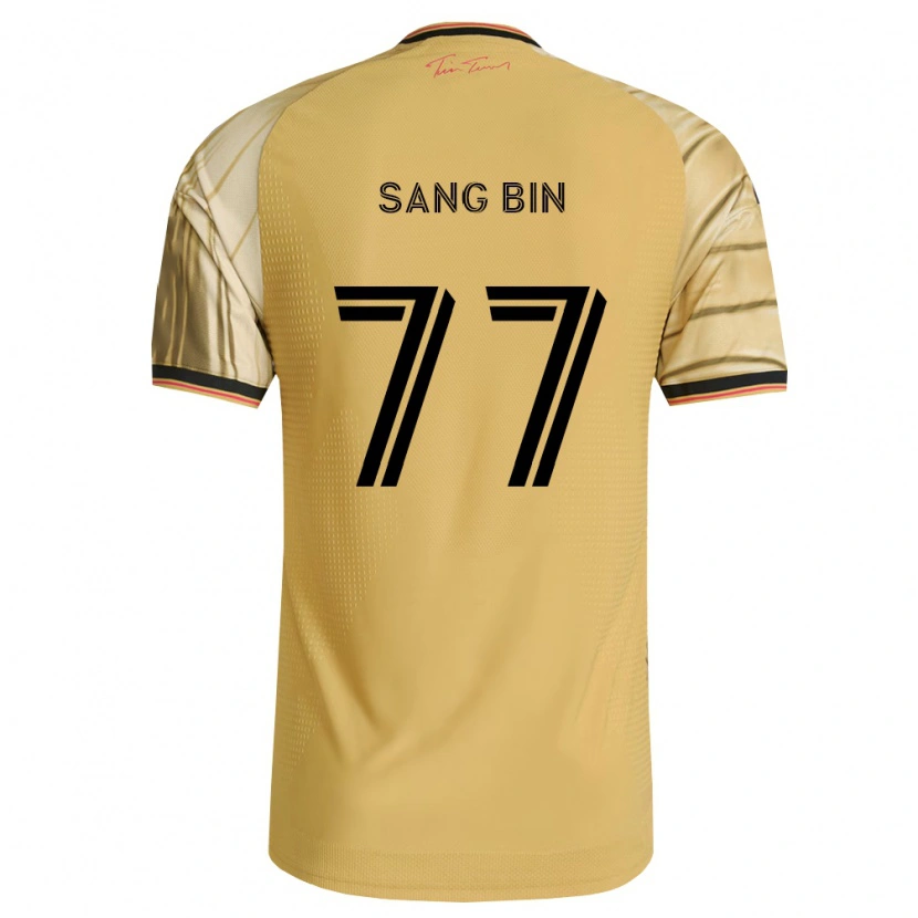 Danxen Män Sang-Bin Jeong #77 Brun Gul Svart Bortatröja Matchtröjor 2026/27 Tröjor T-Tröja