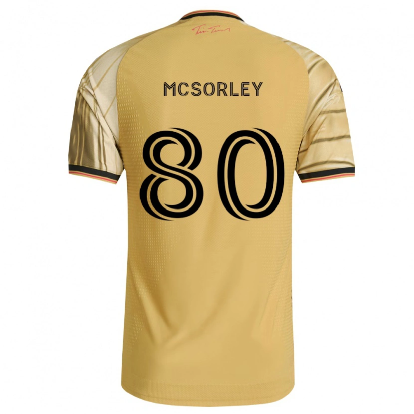 Danxen Män Brendan Mcsorley #80 Brun Gul Svart Bortatröja Matchtröjor 2026/27 Tröjor T-Tröja