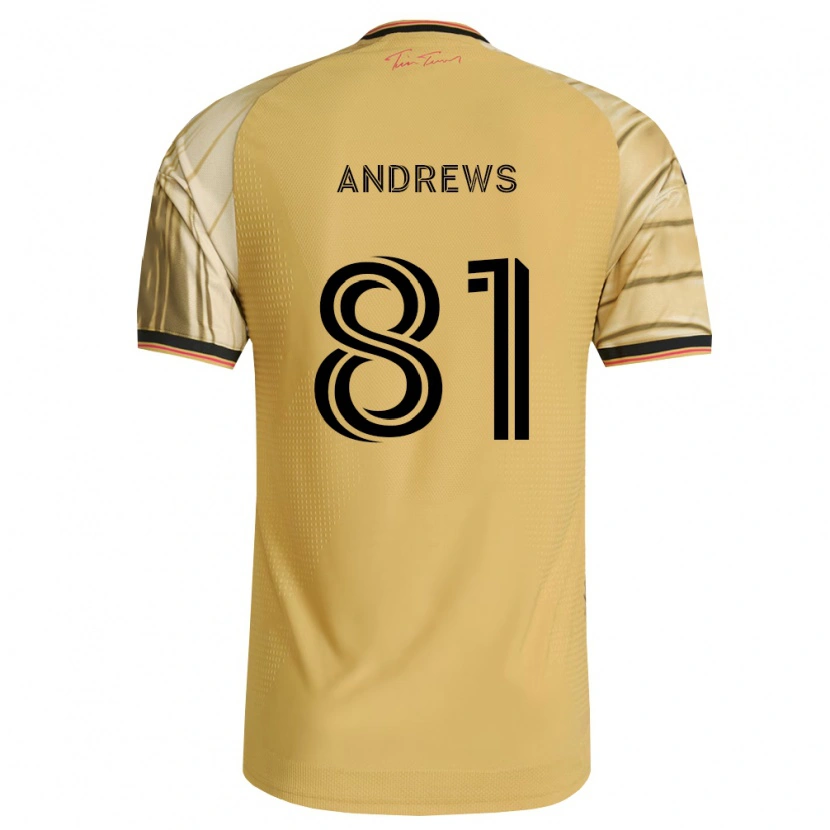 Danxen Män Joe Andrews #81 Brun Gul Svart Bortatröja Matchtröjor 2026/27 Tröjor T-Tröja