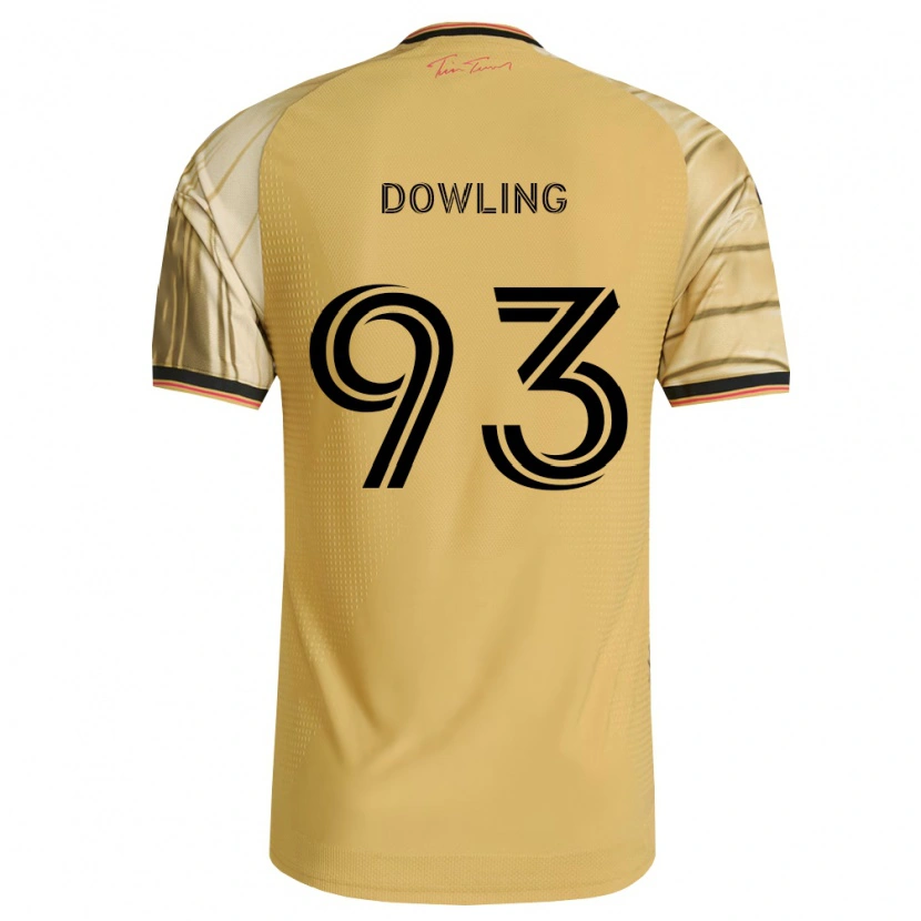 Danxen Män Drew Dowling #93 Brun Gul Svart Bortatröja Matchtröjor 2026/27 Tröjor T-Tröja